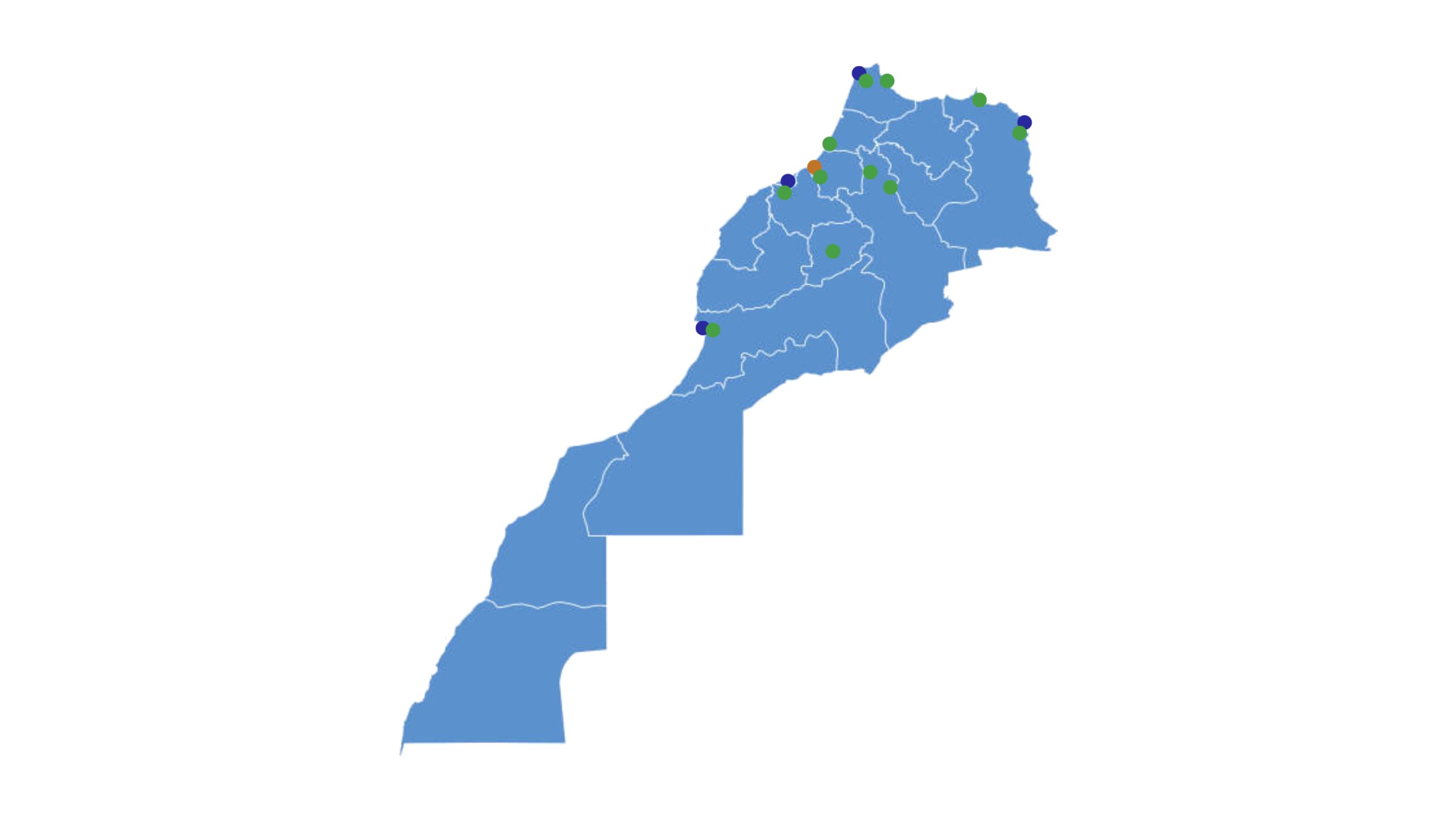 Carte du Maroc